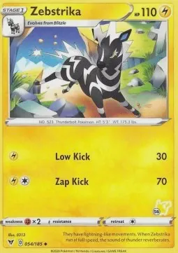 Zebstrika (#56 Pikachu Stamped)