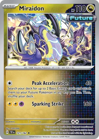 Miraidon - 121/162 (Cosmos Holo) (Best Buy)