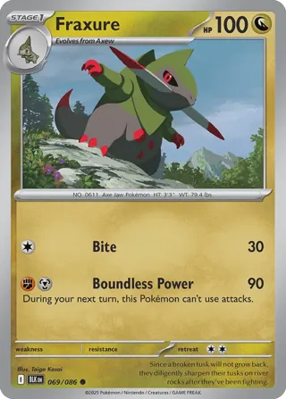 Fraxure (Poke Ball Pattern)