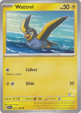 Wattrel - Pikachu 17