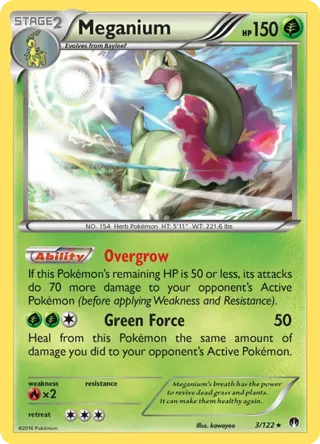Meganium - 3/122 (Pokemon League)