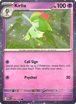 Kirlia (Cosmos Holo)