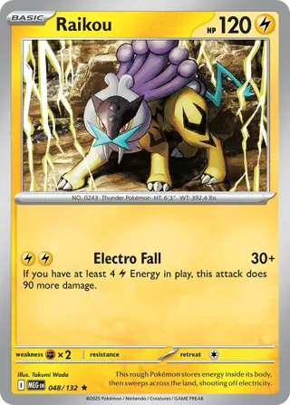 Raikou - 048/132 (Cosmos Holo)