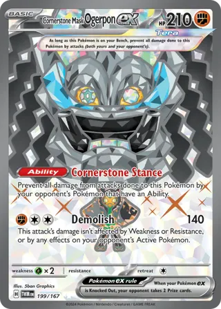 Cornerstone Mask Ogerpon ex - 199/167