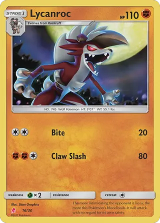 Lycanroc (#16 Non-Holo)