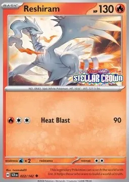 Reshiram (Stellar Crown Stamped)
