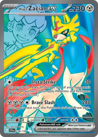 Hop's Zacian ex - 176/159