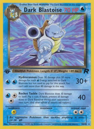 Dark Blastoise (20)