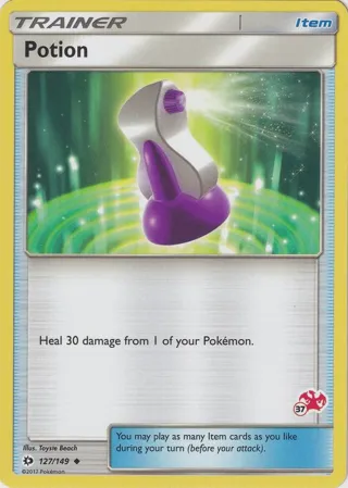 Potion - 127/149 (#37 Charizard Stamped)