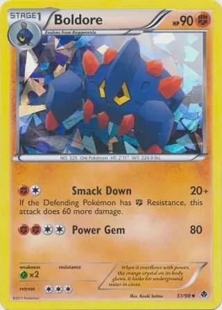 Boldore - 51/98 (Cracked Ice Holo)