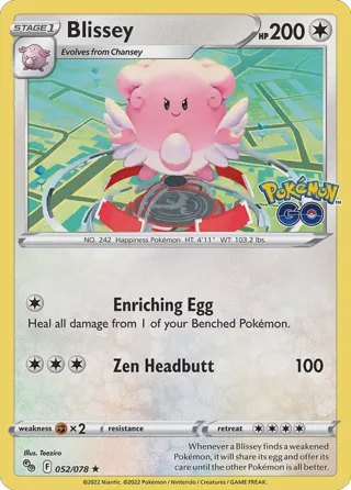 Blissey - 052/078 (Cosmos Holo)