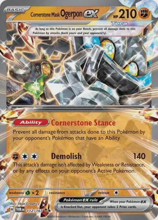 Cornerstone Mask Ogerpon ex - 112/167