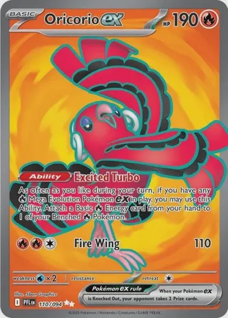 Oricorio ex - 110/094