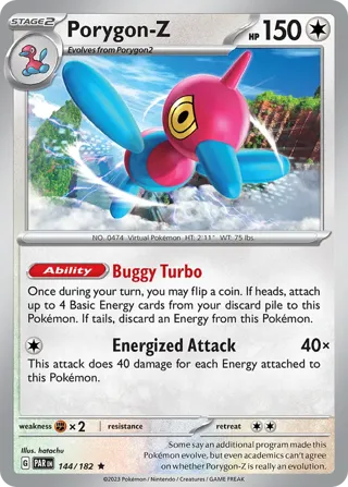 Porygon-Z - 144/182 (Cosmos Holo)