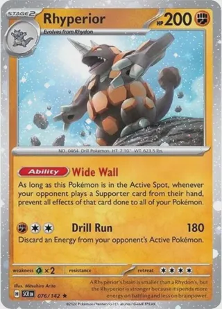 Rhyperior - 76/142 (Cosmos Holo)