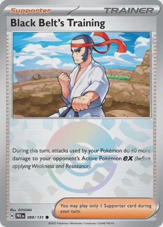 Black Belt's Training - 099/131 (Poke Ball Pattern)