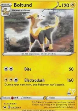 Boltund (#16 Pikachu Stamped)