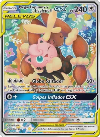 Mega-Lopunny y Jigglypuff GX