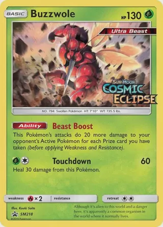 Buzzwole - SM218 (Prerelease)