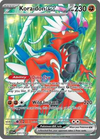 Koraidon ex - 231/198