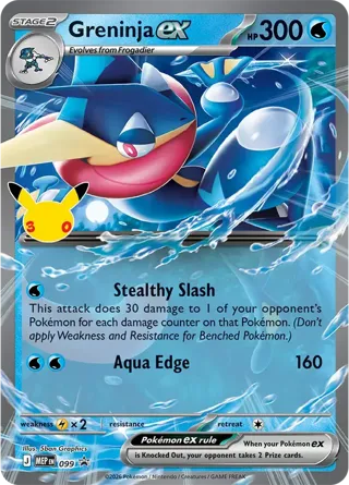 Greninja ex (30th Celebration)
