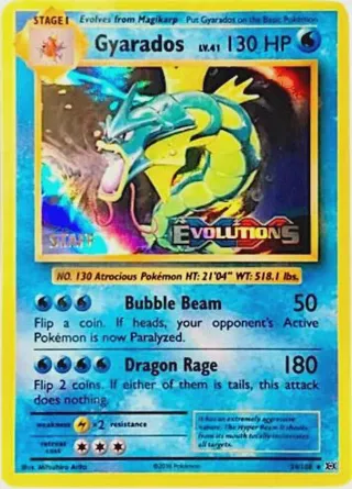 Gyarados - 34/108 (Prerelease) [Staff]