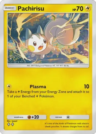 Pachirisu (Mirror Holofoil)