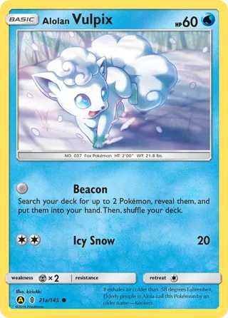 Alolan Vulpix - 21a/145