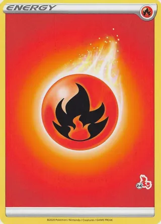 Fire Energy (#24 Cinderace Stamped)