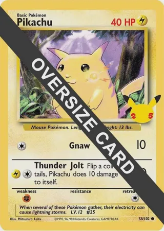 Pikachu - 58/102 (25th Anniversary)