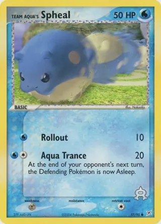 Team Aqua's Spheal - 57/95