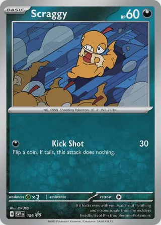 Scraggy - 186