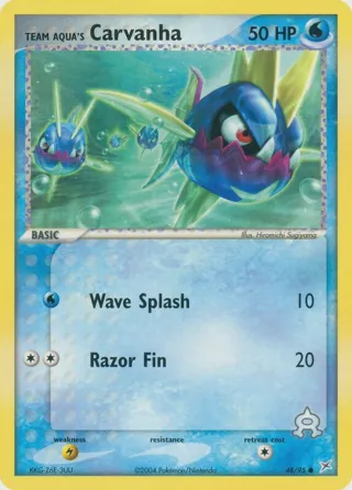 Team Aqua's Carvanha - 48/95