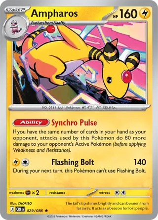 Ampharos - 029/086 (Non-Holo)