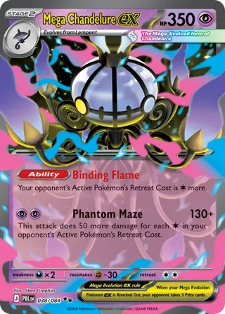 Mega Chandelure ex - 038/084