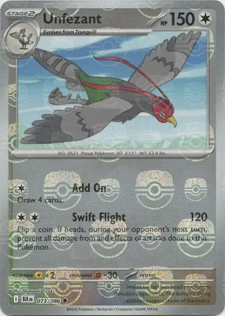 Unfezant (Master Ball Pattern)