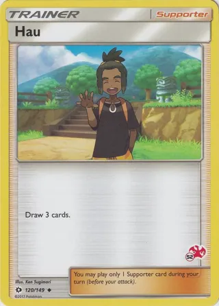 Hau - 120/149 (#52 Charizard Stamped)