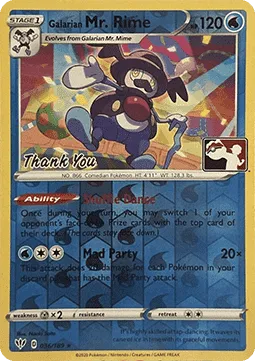 Galarian Mr. Rime (Pokemon League) [Thank You]