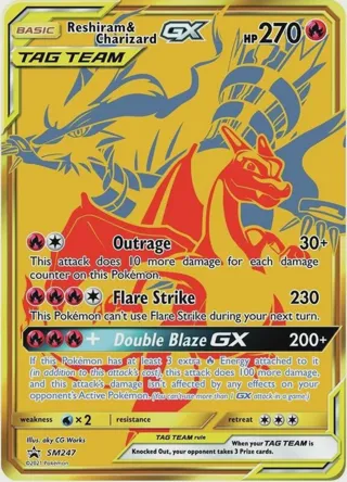 Reshiram & Charizard GX - SM247
