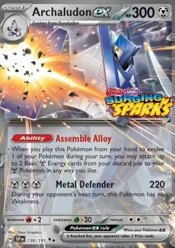 Archaludon ex (Surging Sparks Stamped)