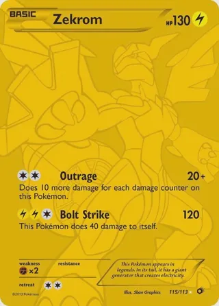 Zekrom (115 Full Art Secret Rare)