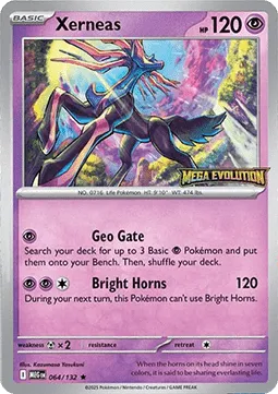 Xerneas (Mega Evolution Stamped)