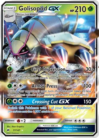 Golisopod GX - 2017 (Kabu Fukase)