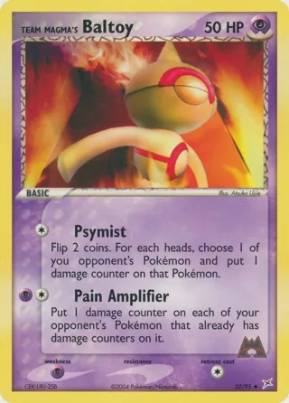 Team Magma's Baltoy - 32/95