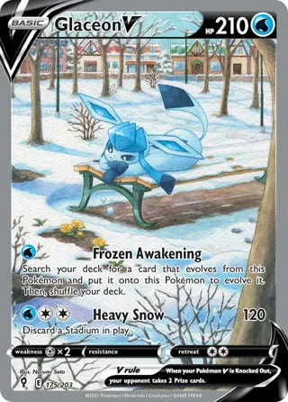 Glaceon V (Alternate Full Art)