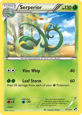 Serperior - 5/114 (Cracked Ice Holo)