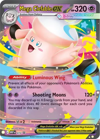 Mega Clefable ex - 072