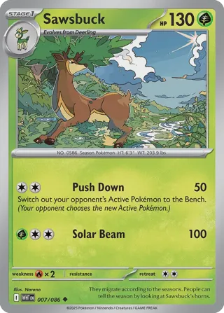 Sawsbuck (Master Ball Pattern)