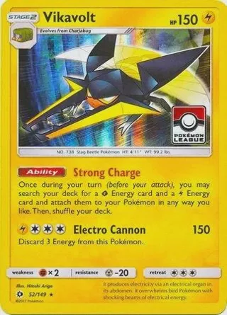 Vikavolt - 52/149 (Pokemon League)