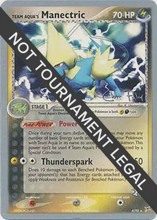 Team Aqua's Manectric - 2004 (Chris Fulop)